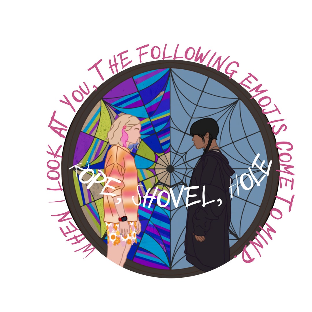 Wednesday Addams Rope Shovel Hole Etsy