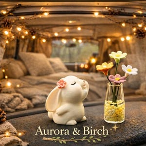 Mini Daisy Car Dashboard Decor – Cute Floral Center Console Ornament for Window, Campervan & Car Accessories UK Seller