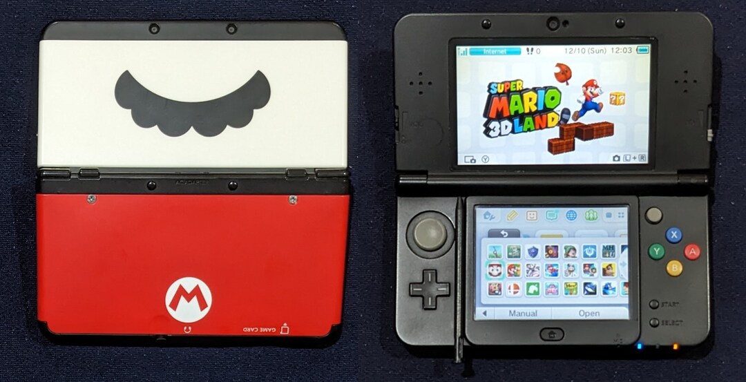 Custom Nintendo new 3DS With Mario Faceplates, 64 GB Microsd Etsy