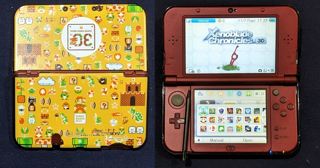 Custom Nintendo new 3DS XL IPS Top Screen 64 GB Etsy