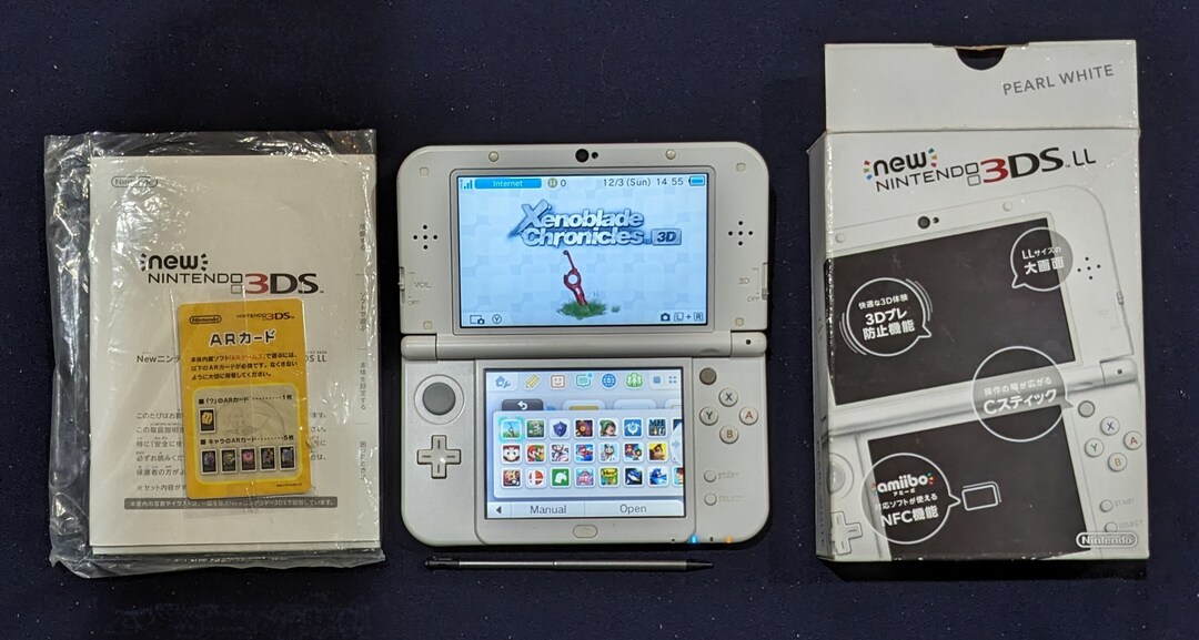 Custom White Nintendo new 3DS XL IPS Top Screen 64 Etsy