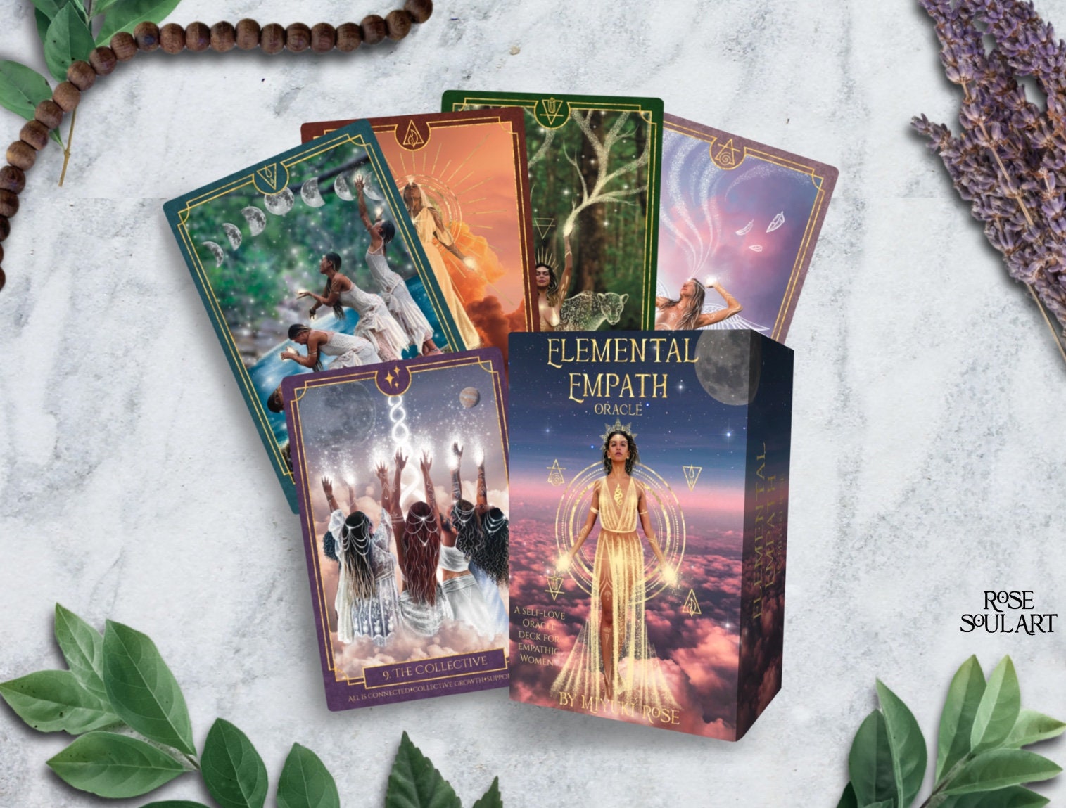 Elemental Empath Oracle L Miyuki Rose Soul Art L Divine