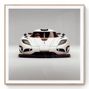 Koenigsegg Car Wall Art, Koenigsegg instant Download!