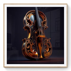 Cello Wall Art, Instrument Wall Art, Watercolor Wall Art, Cello Lovers, Printable Art, Digital Art, Cello Gift,