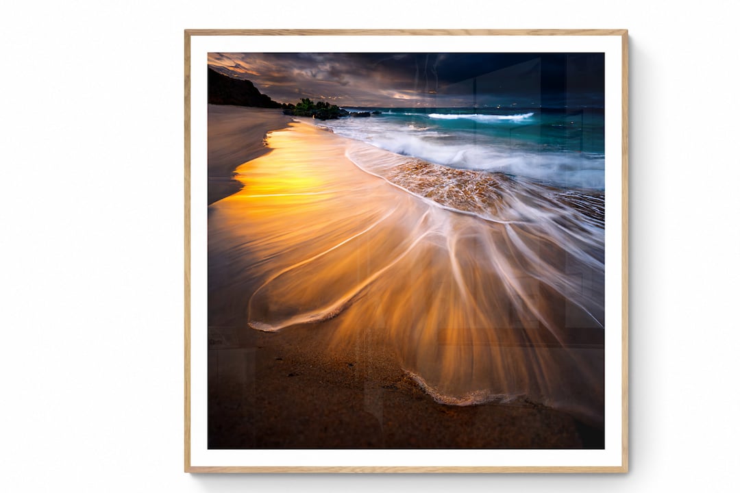 Beach Wall Art, Beach Wall Décor, Ocean Waves Art, Nautical Beach Print