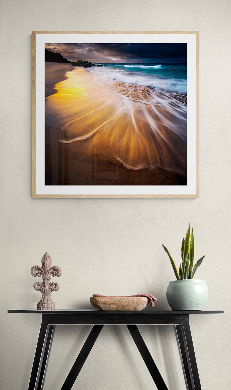 Beach Wall Art, Beach Wall Décor, Ocean Waves Art, Nautical Beach Print