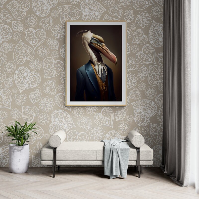 Pelican Wall Art, Pelican Wall Décor, Pelican Poster, Pelican Gift