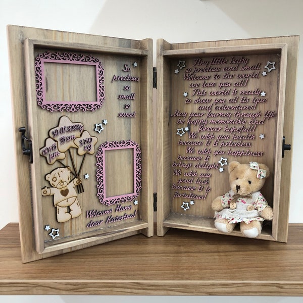 Wood Box Letter For Mom Etsy