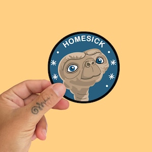 E.T. Fan Art Homesick vinyl sticker
