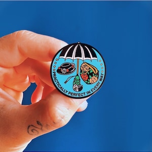 Mary Poppins Practically perfect enamel pin