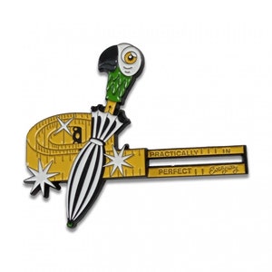 Mary Poppins Fan Art Practically perfect interactive enamel pin