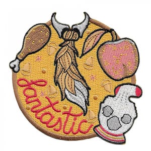 Fantastic Mr Fox Fan Art iron on patch