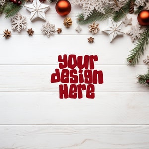 クリスマス デジタル背景 モックアップ ホリデーアートカード 招待状 招待状 文房具 グリーティングカード ソーシャルメディア ストックフォト JPG デジタル