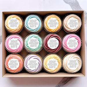 Cupcake Topper Mockup Verjaardagstaart Mockup Verjaardagsfeestje Baby Douche Bachelorette Bruiloft Verjaardag Cake Mockup JPG Digital