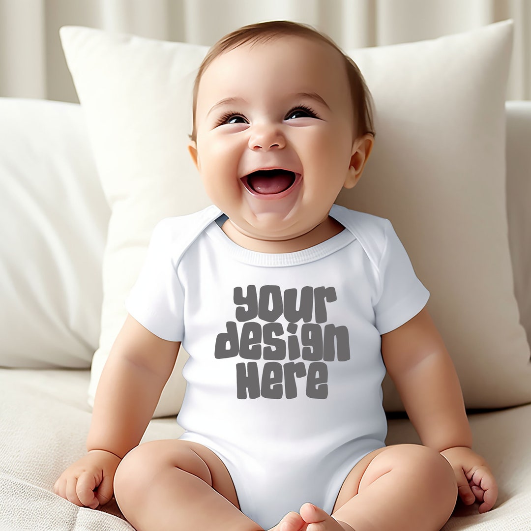 White Baby Onesie Mockups Baby Vest Mockup Sleepsuit Mockup New Baby