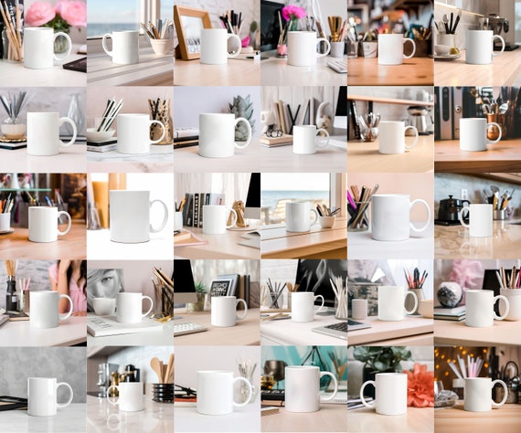 50 Mug MockUps Coffee Cup Mock up Bundle modern Mock Up Photograph Styled Stock Photo Coffee Cup Mockup JPG Digital Download