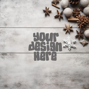 Christmas Digital Background Mockup Holiday Art Card Invitations Invite Stationary Greetings Cards Social Media Stock Photo JPG Digital