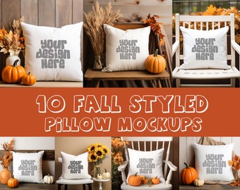 10 Boho Pillow Mockups Natural Cushion Mock Up Halloween Mock up Fall mockup POD Mock Up Sublimation Cushion Mock Up Digital Download Jpg