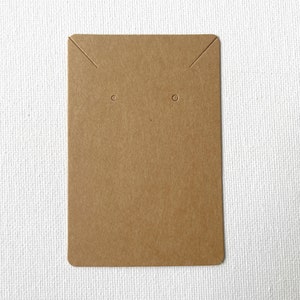 20,50 pezzi di espositori per gioielli fai da te per collane, bracciali, orecchini / espositori in cartone per gioielli / 6 x 9 cm
