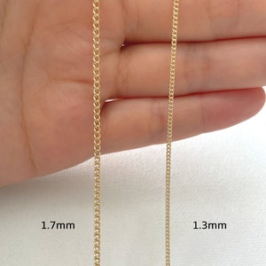 1 Meter 14K Vergoldete Seitenpanzerkette Rankenkette Halskette Kette Armband Kette für Schmuckherstellung, Schmuck Kette für DIY Bild 1