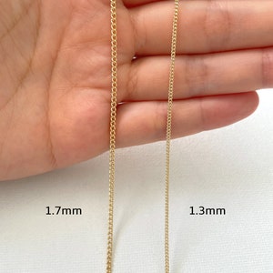 1 Meter 14K Vergoldete Seitenpanzerkette Rankenkette Halskette Kette Armband Kette für Schmuckherstellung, Schmuck Kette für DIY Bild 3