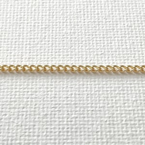 1 Meter 14K Vergoldete Seitenpanzerkette Rankenkette Halskette Kette Armband Kette für Schmuckherstellung, Schmuck Kette für DIY Bild 2