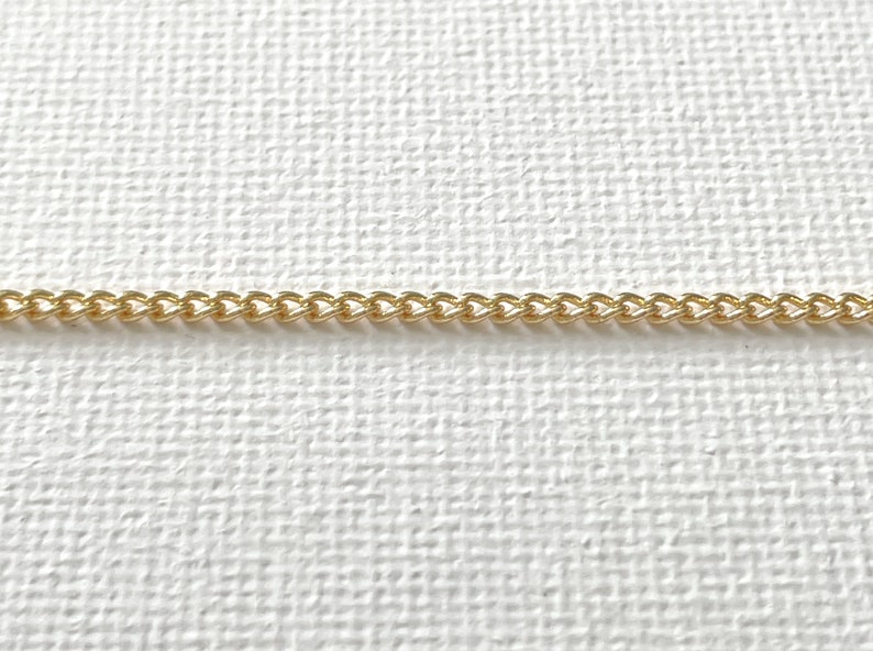 1 Meter 14K Vergoldete Seitenpanzerkette Rankenkette Halskette Kette Armband Kette für Schmuckherstellung, Schmuck Kette für DIY Bild 2