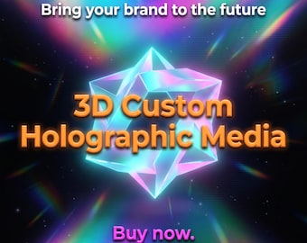 3D-anpassade holografiska medier för hologramfans | Varumärkesanimering och innehållsdesign