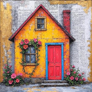 Whimsical Homes Printable Art Images | Whimsical Houses & Creative Designs | High-Quality JPGs | Digital Download | Ideal for Sublimation