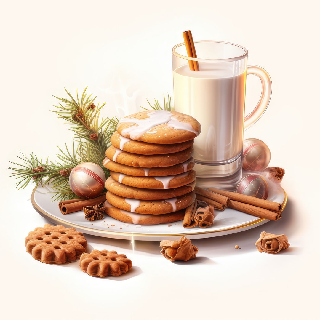 Weihnachtsplätzchen Clipart 16 hochwertige JPGs digitaler Etsy.de