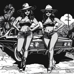 Chicano Tattoo Art: High-Resolution JPG Clipart (Commercial Use)