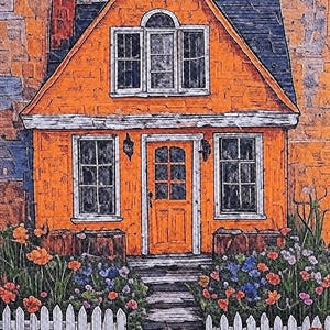Whimsical Homes Printable Art Images | Whimsical Houses & Creative Designs | High-Quality JPGs | Digital Download | Ideal for Sublimation