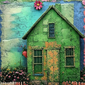 Whimsical Homes Printable Art Images | Whimsical Houses & Creative Designs | High-Quality JPGs | Digital Download | Ideal for Sublimation