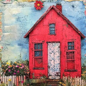 Whimsical Homes Printable Art Images | Whimsical Houses & Creative Designs | High-Quality JPGs | Digital Download | Ideal for Sublimation