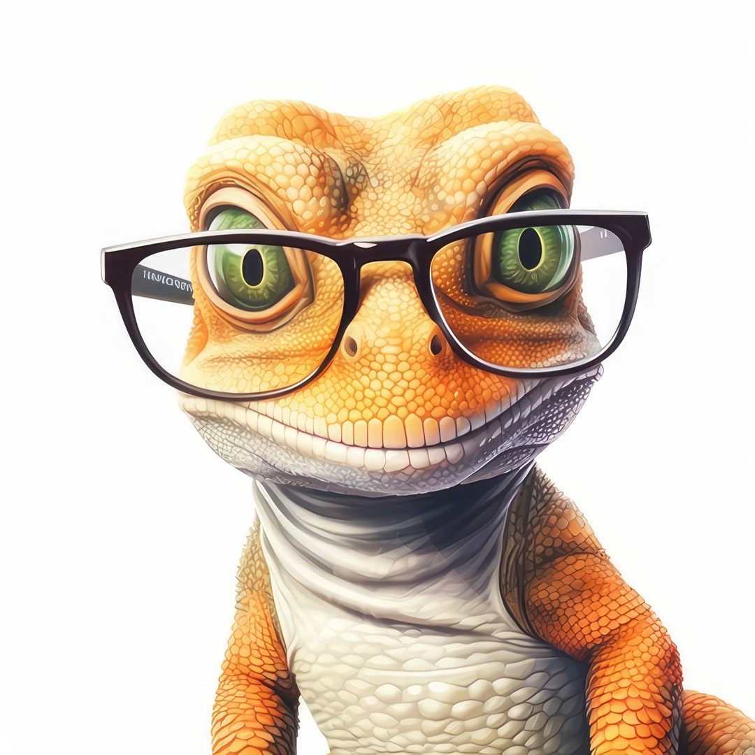 Lizard Sunglasses Clipart, 13 High Quality Jpgs, Cool Lizard Clipart