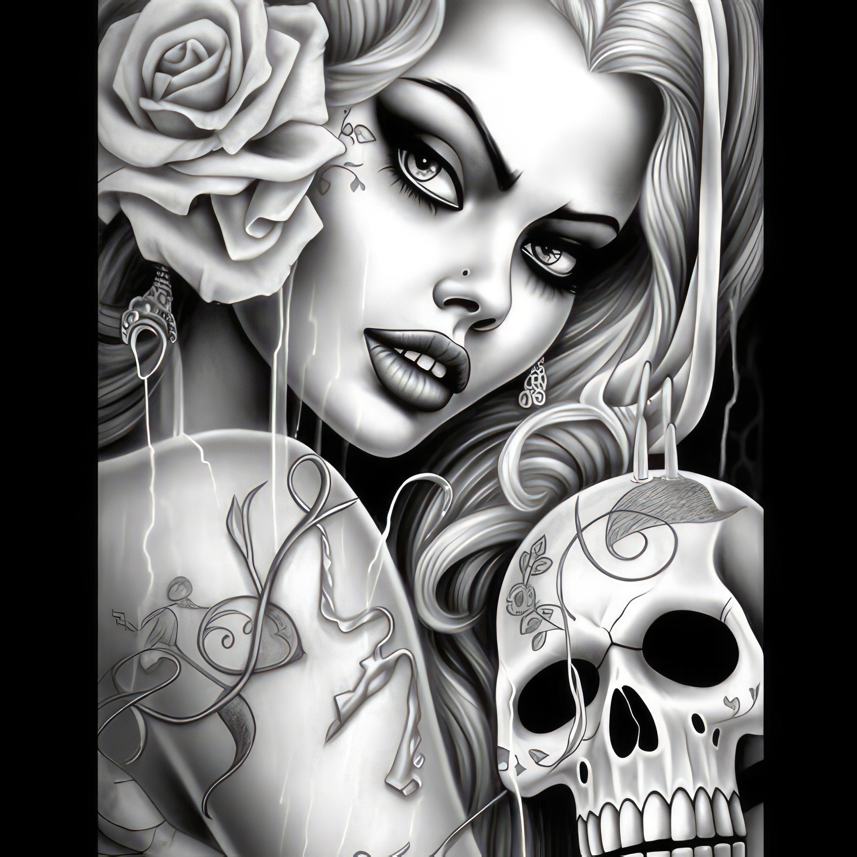 Lowrider Arte Sugar Skulls 