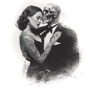 Attractive Woman Skull Chicano Art Clipart, 15 JPGs, Day of the Dead, Chola Chicana