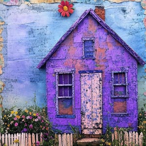Whimsical Homes Printable Art Images | Whimsical Houses & Creative Designs | High-Quality JPGs | Digital Download | Ideal for Sublimation