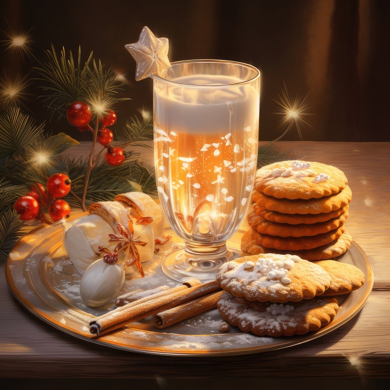 Weihnachtsplätzchen Clipart 16 hochwertige JPGs digitaler - Etsy.de