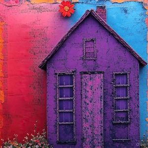 Whimsical Homes Printable Art Images | Whimsical Houses & Creative Designs | High-Quality JPGs | Digital Download | Ideal for Sublimation