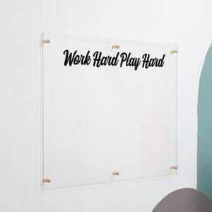 Custom Acrylic Dry Erase Board, Acrylic Wall Calendar, Personalized Family Planner, Clear Acrylic Whiteboard 2025, Glass Command Center