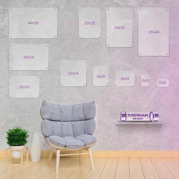 Blank Acrylic Dry Erase Board for Home-office, Clear Large Wall Calendar,  Clear Acrylic Plaque, Glass Whiteboard, Free Shipping, Gold Text - Etsy