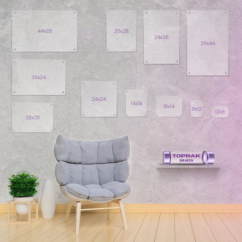 Personalized Acrylic Calendar, Acrylic Wall Calendar, Dry Erase Calendar, Monthly Weekly Calendar, Acrylic Family Planner image 10