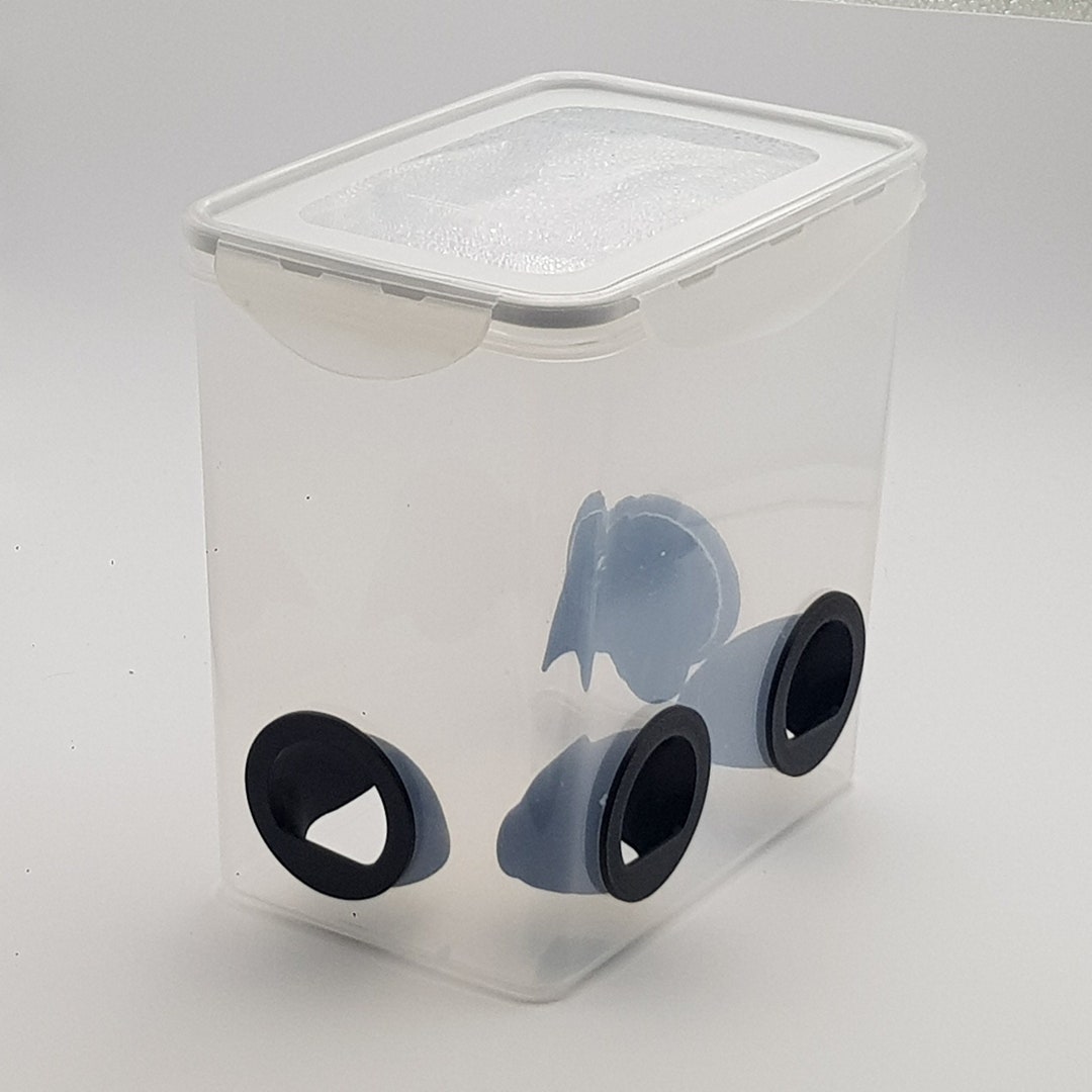 No Waste Feeder Box for Quail Chicken Birds Etsy