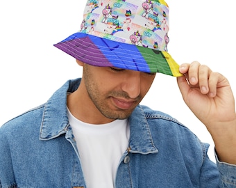 Gay as Rocks Bucket Hat (AOP)