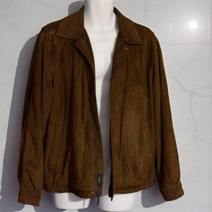 Vintage Claiborne Mens Leather Jacket - Etsy