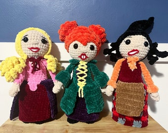 Handmade Sister Witches — Set of THREE