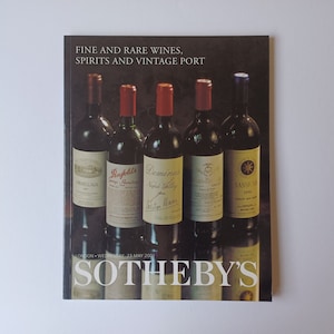 Sotheby's Auktionskatalog Fine and Rare Wines, Spirits and Vintage Port London 23. Mai 2001 Sale LO1605