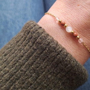 Bracelet Astro Capricorne - Bracelet du capricorne en pierres naturelles et sa carte signe - Idée cadeau capricorne