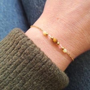 Bracelet Astro Balance - Le bracelet de la balance en pierres naturelles et sa carte signe - Idée cadeau balance